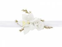 Corsage Bruiloft Bloemen Wit - thumbnail