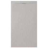 Zenon Essenza Minimal douchevloer - 140x80cm - antislip - antibacterieel - mineraalmarmer - rechthoek - Vertigo pearl (grijs) 400000000000044999 - thumbnail