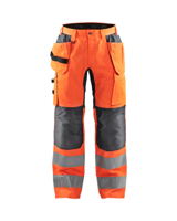 Blåkläder Werkbroek met stretch High-Vis 15521811 | High-Vis Oranje/Medium Grijs | Maat 64 - 7330509773673 - thumbnail