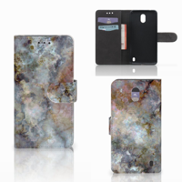 Nokia 2 | Bookcase | Marmer Grijs - thumbnail