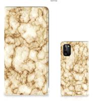 Samsung Galaxy A41 | Standcase | Marmer Goud - thumbnail