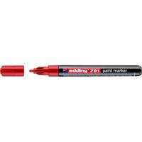 Paintmarker edding 791 alcoholbasis 1-2mm rood - thumbnail
