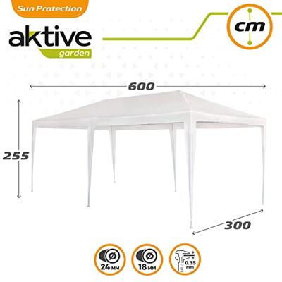 Tuinhuisje Colorbaby Wit Metaal Plastic 300 x 600 x 255 cm