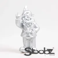 Kabouter 2 fck you h20cm zilver - thumbnail