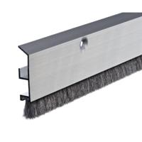 Ellen Dorpelprofiel met Borstel ADS B Robust - 100cm aluminium - thumbnail