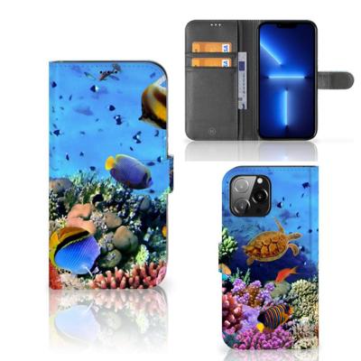 iPhone 13 Pro Max | Telefoonhoesje | Met pasjeshouder | Vissen