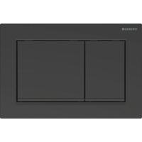 Geberit Omega 20 (ex Omega 30) bedieningspaneel mat zwart voor Geberit Omega inbouwreservoir 12cm - thumbnail