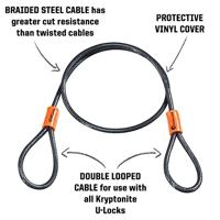 Kryptonite slotkabel double loop kryptoflex 525 - thumbnail