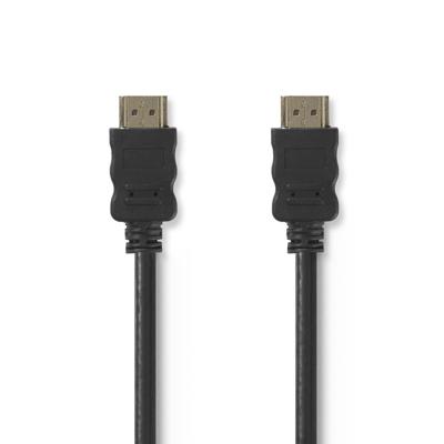 High Speed HDMI-Kabel met Ethernet | HDMI-HDMI | 4K@60Hz | ARC | 18 Gbps | 0.50m | Zwart