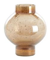 Light & Living Vaas 'Dusit' 30cm, kleur Amber - thumbnail