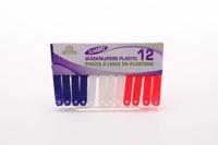 Wasknijpers kunststof jumbo 12 st - thumbnail