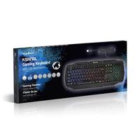 Bedraad Gamingtoetsenbord | USB 2.0 | Amerikaanse Internationale Indeling | Zwart - thumbnail