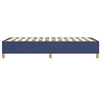 Bedframe zonder matras 90x200 cm stof blauw - thumbnail