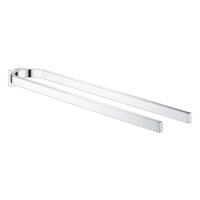 GROHE Selection Handdoekhouder - 36cm - dubbel - niet draaibaar - chroom 41059000 - thumbnail