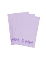 HEMA Schriften lila A4 geruit 5mm - 3 stuks - thumbnail