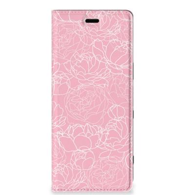 Sony Xperia 5 Smart Cover White Flowers Sony Xperia 5 Smart Cover White Flowers