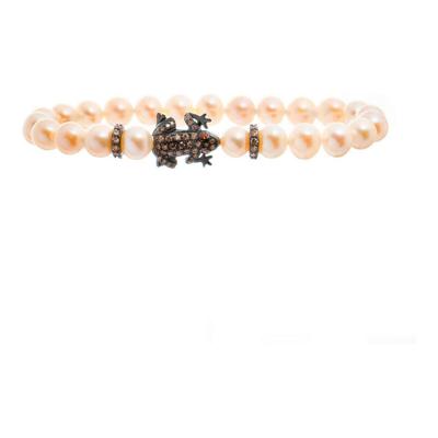 Lancaster JLA-BR-FROG-4-PE 16 mm Dames armband