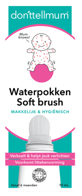 Donttellmum Waterpokken soft brush 50 Milliliter Donttellmum Waterpokken soft brush 50 Milliliter
