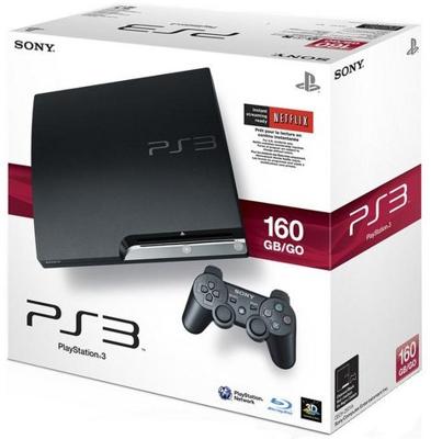 PlayStation 3 Slim (160 GB) Black