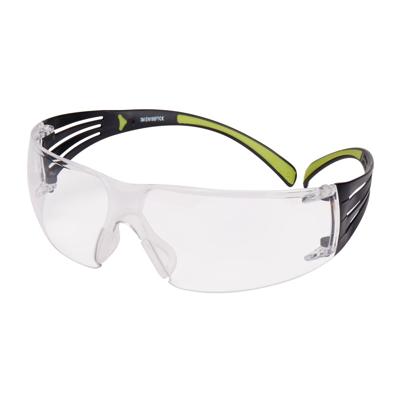 3M SecureFit 400 SF401AF Veiligheidsbril Zwart, Groen