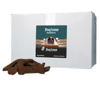 Bugbone Hondensnack met insectenproteïne - ca. 335 stuks - Gezond, smakelijk en licht verteerbaar - Reinigt tanden - Caloriearm - Hypoallergeen - Graanvrij - Geschikt voor honden - Medium - 10 kg - thumbnail