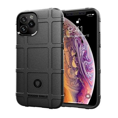 Volledige dekking schokbestendig TPU Case voor iPhone 11 Pro (zwart)