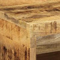 Tv-meubel wandmontage 40x30x19 cm massief ruw mangohout - thumbnail
