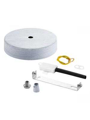 Home sweet home plafondkap metaal - beton