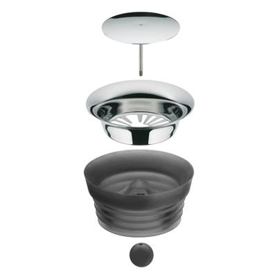 WMF WMF Basic - Wasserkaraffe - Höhe 29 cm - 1 L Waterkaraf Glas Met deksel Transparant 3201000189