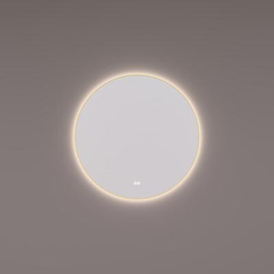 HIPP Design spiegel Rond met Indirecte LED Rondom 80 x 3 cm + Touch Dimmer + Spiegelverwarming + Kleurenwissel