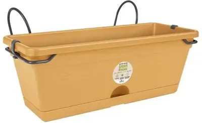 Elho green basics balkonbak mini all-in-1 30 cm mild terra