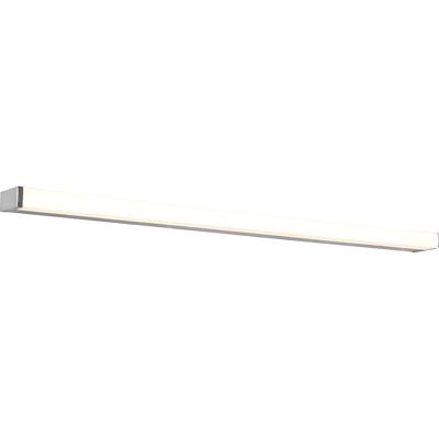 LED Wandlamp - Trion Fabian - 20W - Warm Wit 3000K - Spatwaterdicht IP44 - Rechthoek - Mat Chroom - Aluminium