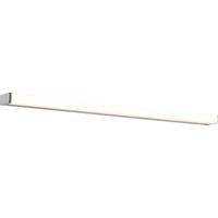 LED Wandlamp - Trion Fabian - 20W - Warm Wit 3000K - Spatwaterdicht IP44 - Rechthoek - Mat Chroom - Aluminium - thumbnail