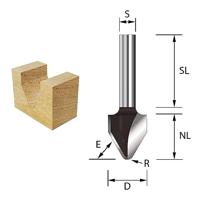 ENT Schriftfrees 60 graden B=17,5mm, Kolf 8mm - 7912192 - thumbnail
