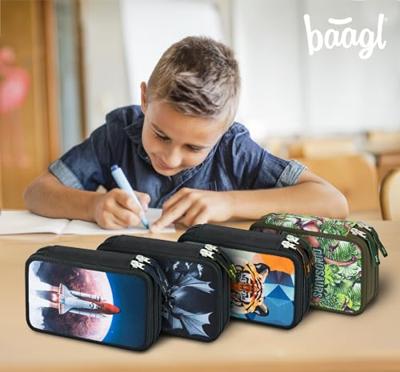 Baagl Luxe Etui - Pennenzak Dinosaurs