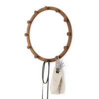 Umbra Slinka Binnen Jashaak Walnoot 4 stuk(s) - thumbnail