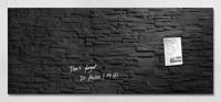 Sigel SI-GL249 Glasmagneetbord Artverum 1300x550x15mm Leisteen - thumbnail