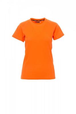 Damesshirt Runner fluor oranje