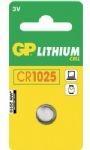 GP Knoopcel Batterij CR1025 - 3v - thumbnail