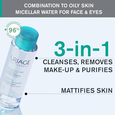 Uriage Thermal Micellar Water - Combination To Oily Skin 250 ml - thumbnail