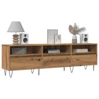Tv-meubel 150x30x44,5 cm bewerkt hout artisanaal eikenkleur - thumbnail