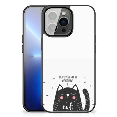 iPhone 13 Pro Max Hoesje Cat Good Day iPhone 13 Pro Max Hoesje Cat Good Day