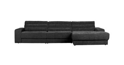 BePureHome Loungebank 'Date' Rechts, kleur Antraciet