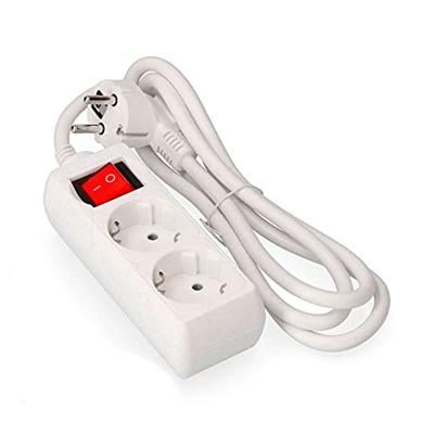 2-voudige Stekkerdoos met Schakelaar EDM 41018 Schuko (3 m)