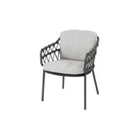 4SO Calpi dining tuinstoel antraciet - thumbnail