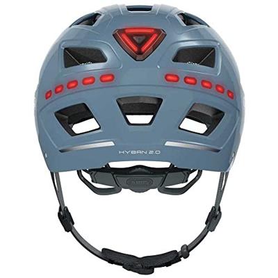 Abus helm hyban 2.0 led signal glacier xl 58-63cm