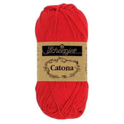 Scheepjes Catona 50g - 115 Hot Red