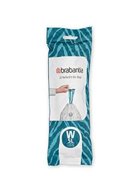 Brabantia Type W PerfectFit Jaarverpakking Afvalzak 5 Liter - 200 Stuks