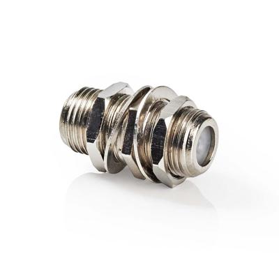 Nedis CSGP41939ME Coax-adapter F F-connector Female - F-connector Female Zilver
