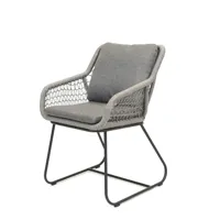 Tuinstoel Portofino touw - Antraciet - thumbnail